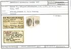 Karteikarte zum Syntyp von Ammodiscus miocenicus Karrer, 1877